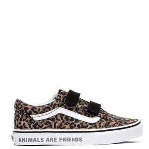 NEW***Girls Vans Leopard Low Top Sneakers 4